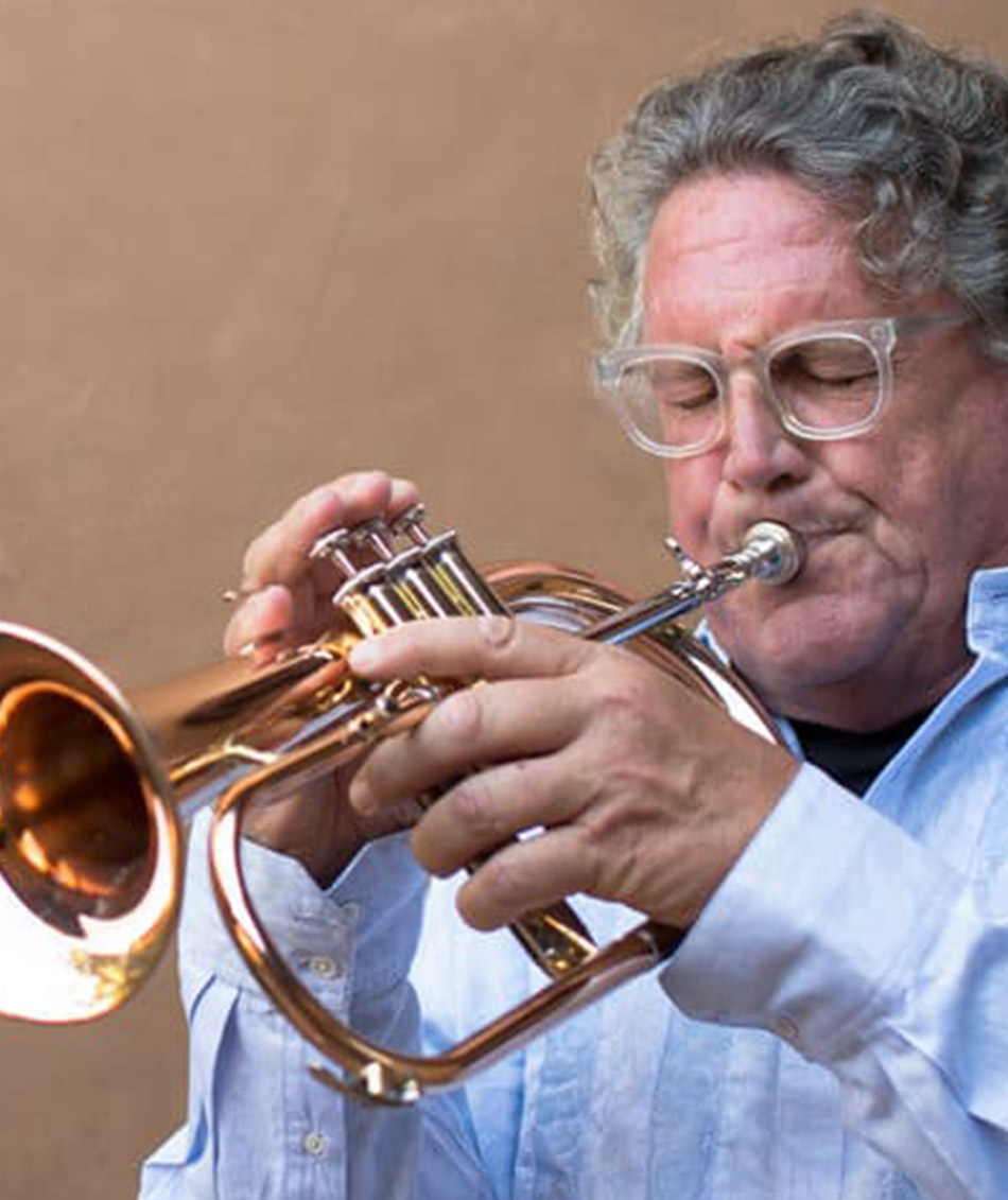MKC playing trumpet
